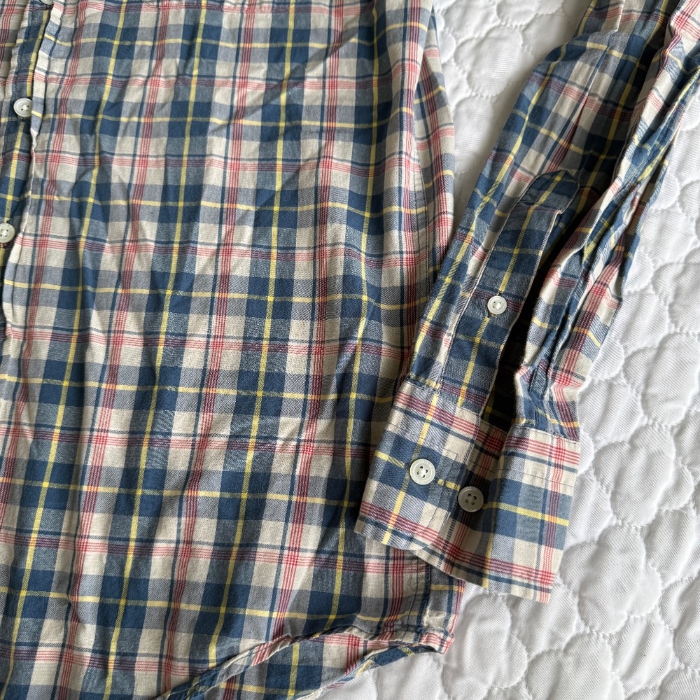 Gant By Michael Bastian Plaid Button Down Shirt S… - image 3